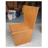 1949 Mid Century Custom Made Plywood Chair In The Style of Frank Lloyd Wright