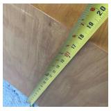 1949 Mid Century Custom Made Square Coffee Table Made In The Style of Frank Lloyd Wright