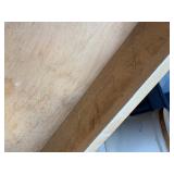 1949 Mid Century Custom Made Square Coffee Table Made In The Style of Frank Lloyd Wright