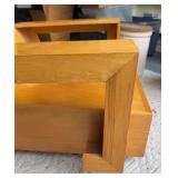 Fantastic Frank Lloyd Wright Style Mid Century Arm Lounge Chair Custom Made in 1949 #1