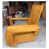 INCREDIBLE Frank Lloyd Wright Stlye MID CENTURY Arm Lounge Chair Custom Made in 1949 #2