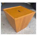 Single Mid Century FLW Style Side Table Stool Made in 1949