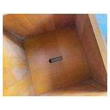 Single Mid Century FLW Style Side Table Stool Made in 1949