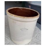 Vinatge 6 Gallon Western Stoneware Crock w/ Lid