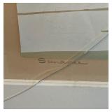 STRIKING Signed & Numbered Janvier Lange Silkscreen "Sunapee"