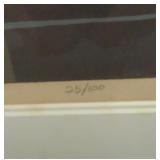 BEAUTIFUL Signed & Numbered Janvier Lange Silkscreen "City Garden"