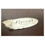 Iconic Vintage Plycraft Lounge Chair & Ottoman (Missing Some Feet)