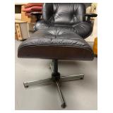 Iconic Vintage Plycraft Lounge Chair & Ottoman (Missing Some Feet)