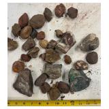 LARGE AND UNSEARCHED Raw Agate and Geode / Nodule lot 3