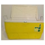 Vintage Yellow IGLOO Squirt Picnic Camping Cooler
