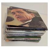 50+ Country Western Records Lot - Folk Cash, Nelson, Haggard, etc