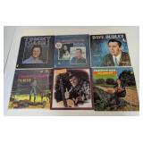 50+ Country Western Records Lot - Folk Cash, Nelson, Haggard, etc