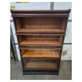 Antique 4-Section Stacking Oak Bookcase
