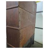 Antique 4-Section Stacking Oak Bookcase