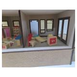 Wonderful Large Wood Doll House w/Accessories