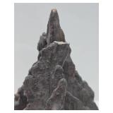 Fantastic Large & Unusual Large Signed Art Pottery Vase w/Sculptural Brutal Top