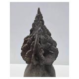 Fantastic Large & Unusual Large Signed Art Pottery Vase w/Sculptural Brutal Top