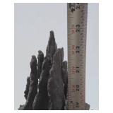 Fantastic Large & Unusual Large Signed Art Pottery Vase w/Sculptural Brutal Top