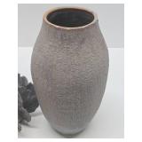 Fantastic Large & Unusual Large Signed Art Pottery Vase w/Sculptural Brutal Top