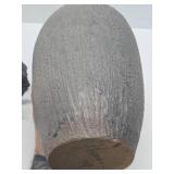 Fantastic Large & Unusual Large Signed Art Pottery Vase w/Sculptural Brutal Top