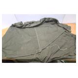Large Old Vintage Korean War Era US Military Canvas Tent