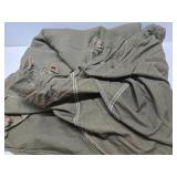 Large Old Vintage Korean War Era US Military Canvas Tent