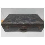 Antique Automobile Trunk w/Brass Hardware