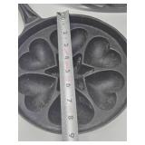 3 Cast Iron Muffin/Cornbread etc Pans