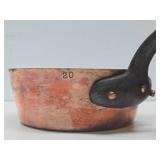 Wonderful Quality Vintage French etc Heavy Copper & Iron Cooking Pots