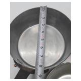 Wonderful Quality Vintage French etc Heavy Copper & Iron Cooking Pots