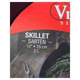 3 Unused VICTORIA Cast Iron Skillets