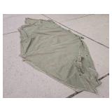Large Old Vintage Korean War Era US Military Canvas Tent