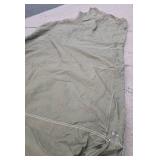 Large Old Vintage Korean War Era US Military Canvas Tent