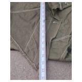 Large Old Vintage Korean War Era US Military Canvas Tent