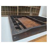 2 Antique Wooden Printer