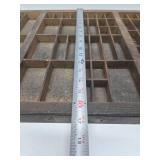 2 Antique Wooden Printer