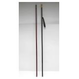 Very Nice Vintage Bowler Hat & 2 Canes