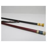 Very Nice Vintage Bowler Hat & 2 Canes