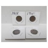 Lot of 28 Antique US Indian Head Pennies