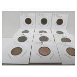 Lot of 12 Higher Grade US Indian Heads Pennies