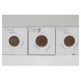 Lot of 12 Higher Grade US Indian Heads Pennies