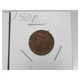 Lot of 12 Higher Grade US Indian Heads Pennies