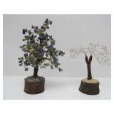 Group of Assorted Gemstone Wire Trees etc