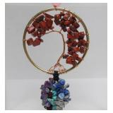Group of Assorted Gemstone Wire Trees etc