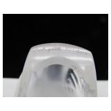 Hand Signed LALIQUE Glass Bird Figurine
