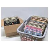 Large Estate Lot of Assorted Vintage Vinyl Records