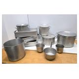 LARGE Group of Good Aluminum Restaurant / Commercial Cookware