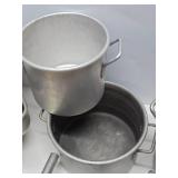 LARGE Group of Good Aluminum Restaurant / Commercial Cookware