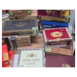 LARGE Lot of Wood etc Cigar Boxes in Very Nice Clean Condition