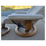 Quality EKORNES Stressless Recliner w/Matching Ottoman/Footrest #2